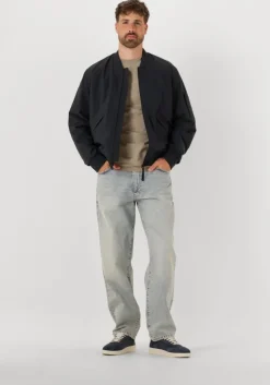 blauwe nubikk lage sneakers joro liber