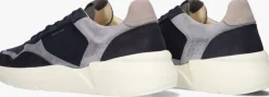 blauwe nubikk lage sneakers roque road wave