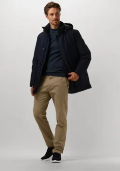 blauwe nubikk lage sneakers rock road wave