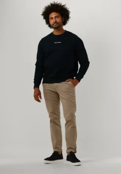 blauwe nubikk lage sneakers vince tora heren