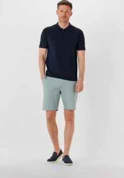 blauwe nubikk loafers joro mio