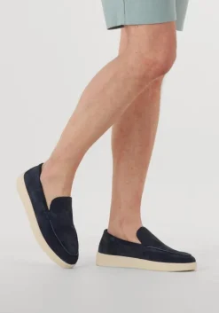 blauwe nubikk loafers joro mio