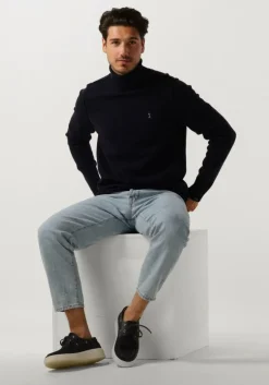 blauwe nubikk veterschoenen jiro yacht