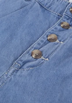 blauwe object jeans ocean hw denim shorts