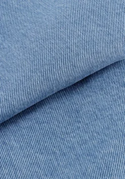 blauwe object mini jurk objframe 2/4 re denim dress