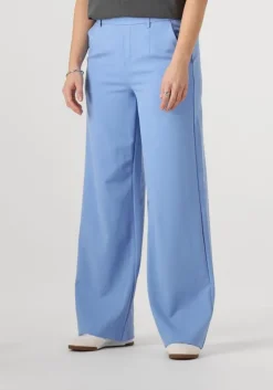 blauwe object pantalon objlisa wide pant