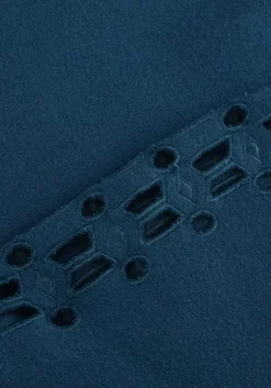 blauwe object trui objyuki s/s re knit pullover 140