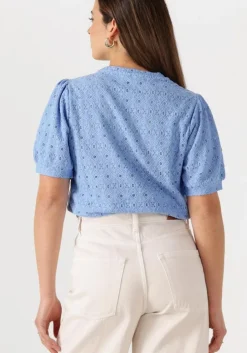 blauwe object t-shirt objlaila s/s re top