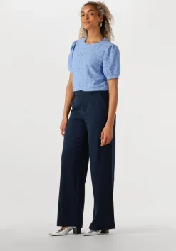 blauwe object t-shirt objlaila s/s re top