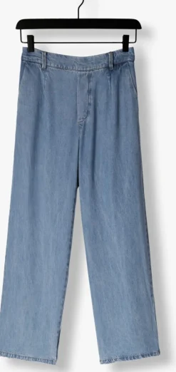 blauwe object wide jeans objframe lisa wide mw pants