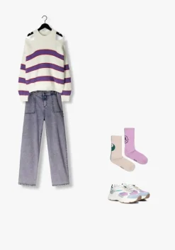 blauwe omoda lage sneakers davina