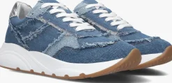 blauwe omoda lage sneakers cibel