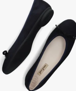 blauwe paul green ballerina's 2925
