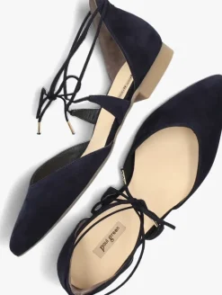 blauwe paul green platte sandalen 1075