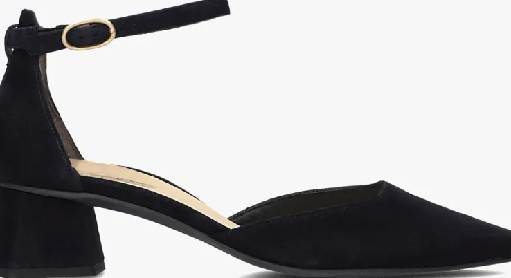 blauwe paul green sandalen met hak 3820