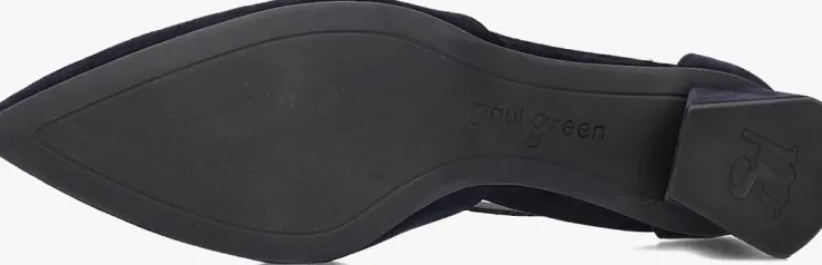 blauwe paul green sandalen met hak 3820