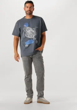 blauwe peak performance t-shirt m graphic tee