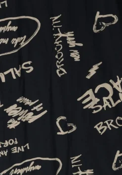 blauwe penn & ink midi jurk s24f1486ltd