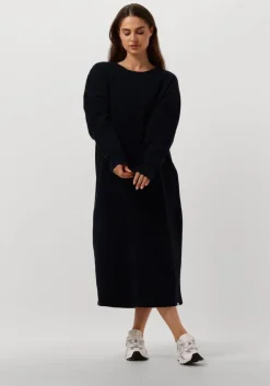 blauwe penn & ink midi jurk 098 dress