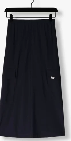 blauwe penn & ink midirok skirt