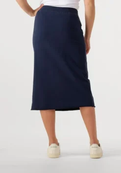 blauwe penn & ink midirok skirt