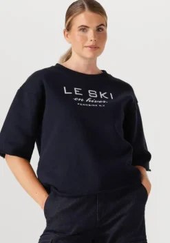 blauwe penn & ink t-shirt sweater w25f1702