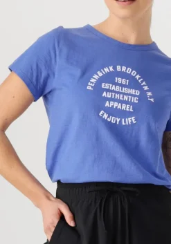 blauwe penn & ink t-shirt t-shirt print