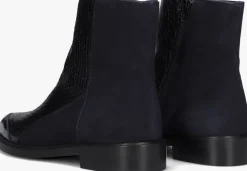 blauwe pertini enkellaarsjes 32848