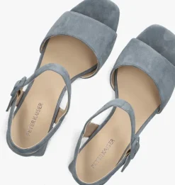 blauwe peter kaiser sandalen met hak 78240