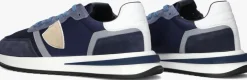 blauwe philippe model lage sneakers tropez 2.1 low