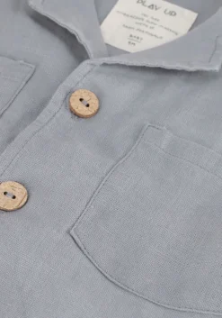 blauwe play up blouses linen shirt