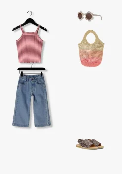 blauwe play up flared jeans denim trousers f