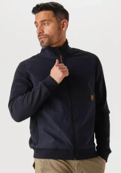 blauwe pme legend jack zip jacket sweat mixed padded
