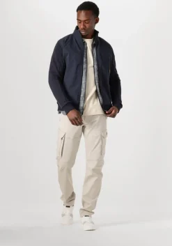 blauwe pme legend jack zip jacket sweat mixed padded