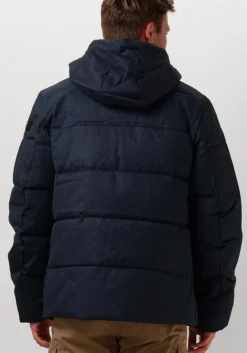 blauwe pme legend parka's semi long jacket yetcraft melange twill