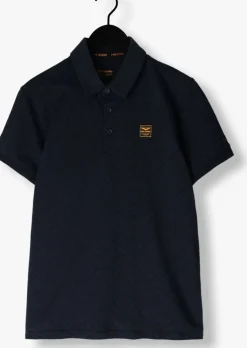 blauwe pme legend polo short sleeve polo jacquard jersey