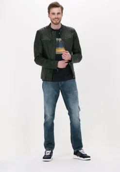 blauwe pme legend slim fit jeans tailplane authentic mid wash