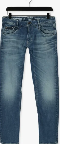 blauwe pme legend straight leg jeans commander 3.0