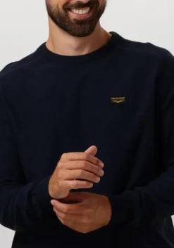 blauwe pme legend trui r-neck american classic buckley knit