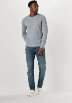 blauwe pme legend trui r-neck cotton modal