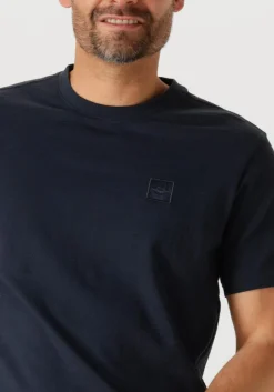 blauwe pme legend t-shirt short sleeve r-neck jacquard stripes