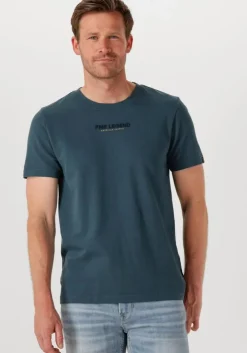 blauwe pme legend t-shirt flat waffle jersey
