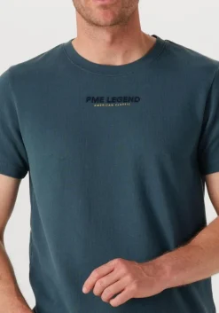 blauwe pme legend t-shirt flat waffle jersey