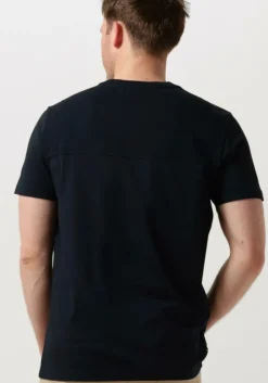 blauwe pme legend t-shirt short sleeve r-neck play mix pique