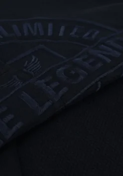 blauwe pme legend t-shirt short sleeve r-neck play mix pique