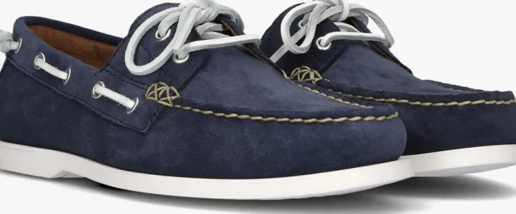 blauwe polo ralph lauren mocassins merton boat