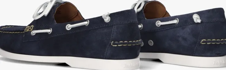 blauwe polo ralph lauren mocassins merton boat