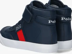 blauwe polo ralph lauren hoge sneakers gervin mid ps
