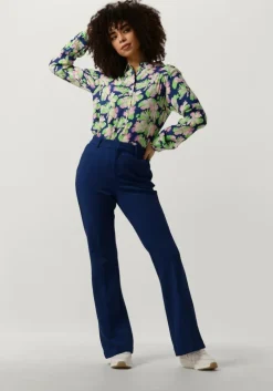 blauwe pom amsterdam blouses mila lilies blue blouse