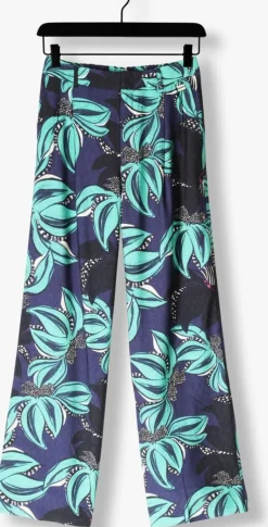 blauwe pom amsterdam wijde broek pants - delicacy green